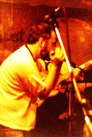 Micha mit Bluesharp, Rhede, 1987